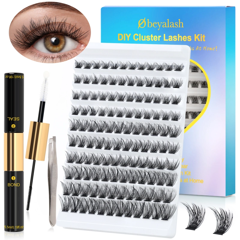 DIY cluster lashes